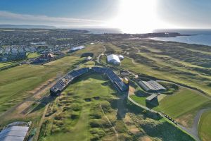 Royal Portrush 18th Approach Aerial